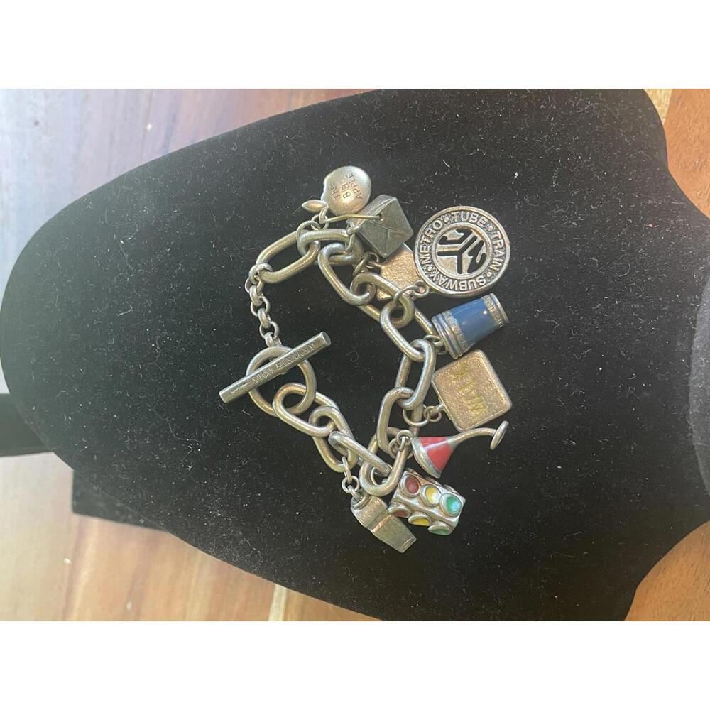 Vintage Kenneth Cole New York Charm Bracelet